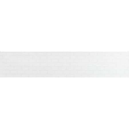 Листовая декоративная панель (фартук)  3000 х 600 (620) мм КИРПИЧ БЕЛЫЙ ЛОФТ (5)