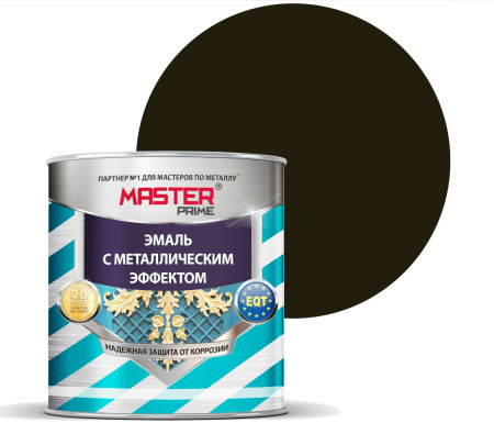 Эмаль с метал эфф шоколад 0.8 л(14) FARBITEX ПРОФИ MASTER